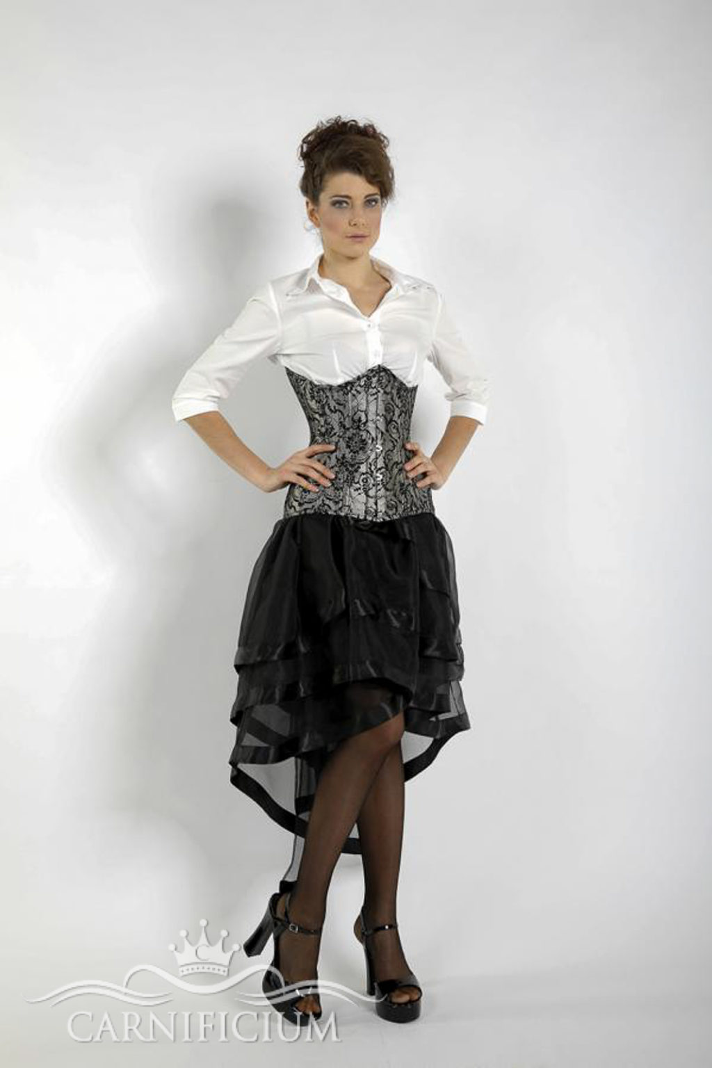 Vorne Kurz Hinten Lang Rock Chiffonrock vorne kurz hinten lang in schwarz – carnificium